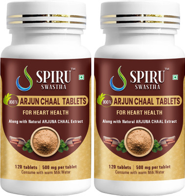 spiru swastha Arjun Chaal Tablets (pack of 2)(2 x 120 Tablets)
