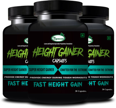 speczo Gainer Height Capsule / Adds More Inches To Height, Speed height Growth Capsule(3 x 30 Capsules)