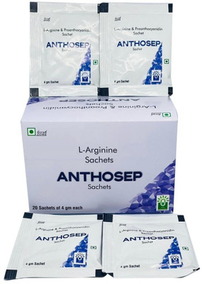 Sepik ANTHOSEP L-Arginine Powder Sachets (Pack of 20)(20 x 4 g)