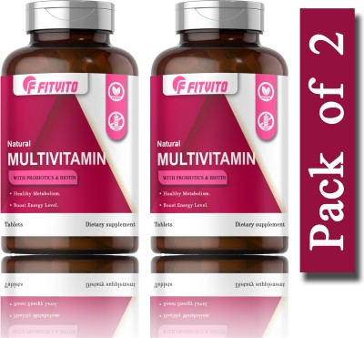 Fitvito The Real Vitamin Multivitamin Tablets (H214)(2 x 60 Tablets)