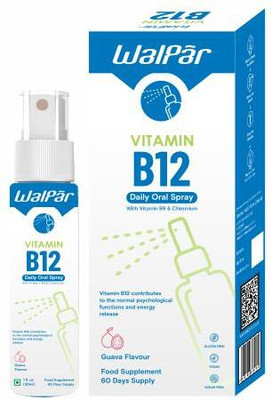 WALPAR Vitamin B12 Immunity Booster Spray 30ml | Guava Flavour(30 ml)