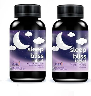 Manly Method Sleep Bliss - Sleeping Capsule(2 x 30 Capsules)