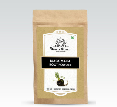 THE SIMPLY WORLD Black Maca Root Powder(100 g)