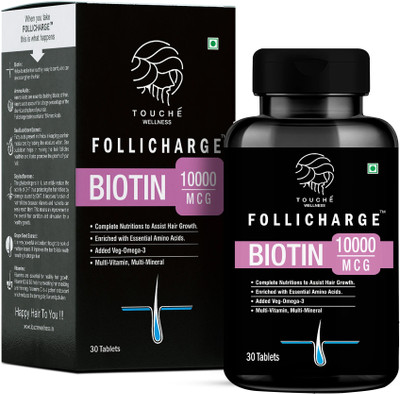 Follicharge Multivitamin For Men And Women Touche Wellness Pack of(30 Tablets)