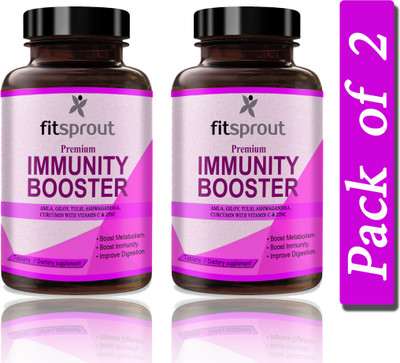 Fitsprout Immunity Booster Tablets ,Vitamin C (G204)(120 Tablets)