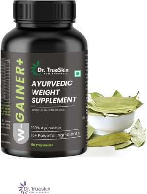 Dr. Trueskin W-Gainer+ Capsules for Muscle and Stamina Bulk(90 Capsules)