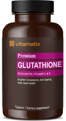 Vitamatix L Glutathione Skin Lightening with Vitamin E & C Tablets (K108)(60 Tablets)