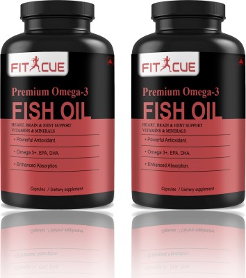 Fitcue Fish Oil (Triple Strength) With 1000Mg Omega 3 (S242)(120 Capsules)