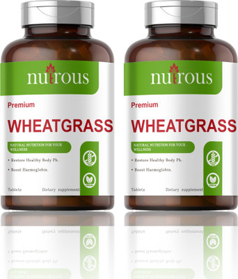 Nutrous Wheatgrass 800 mg Tablets (D276)(2 x 60 Tablets)