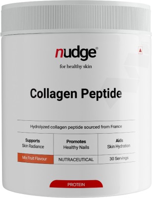 Nudge Hydrolyzed Collagen Peptide | Boosts Collagen Level & Skin Radiance Mixed Fruit(30 x 7 g)