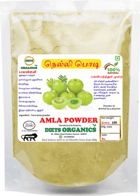 DIETS ORGANICS Amla Powder/Nellikai Powde(100 g)