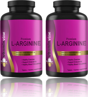 Vitaminvine L-Arginine 1000mg Tablets Per Serving (H254)(2 x 60 Tablets)