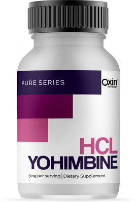 Oxin Nutrition Yohimbine HCL 5mg High Strength Potent Fat Burner Helps in Weight Loss(30 Capsules)