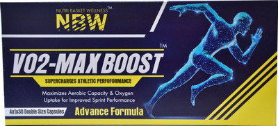 NBW VO2 Max Boost | Improves Aerobic Capacity, Oxygen Uptake & Sprint Performance(120 Capsules)