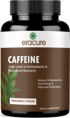 EraCure Caffeine 200mg Supports Focus, Energy, Endurance Tablets (G47)(30 Tablets)