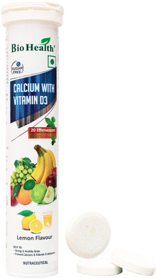 biohealth CALCIUM WITH VITAMIN D 3 EFFERVESCENT TABLETS(500 mg)