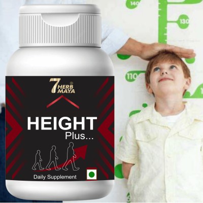 7Herbmaya Height Plus Body Height increase Capsule/Height Growth Products/Growth Medicine(60 Capsules)