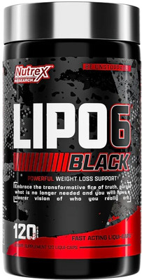 Nutrex Lipo-6 Black THE ULTIMATE FAT BURNER(120 Capsules)
