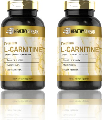 Healthy Streak L Carnitine L Tartrate - Fat Burner Tablets (S255)(2 x 60 Tablets)