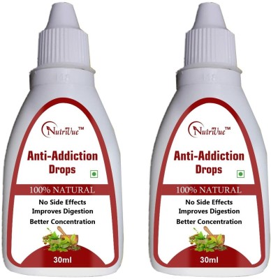 Nutrivue Anti Addiction Drop Easy Way To Quit Addiction (Alcohol & Smoking) (2x30ml)(2 x 30 ml)