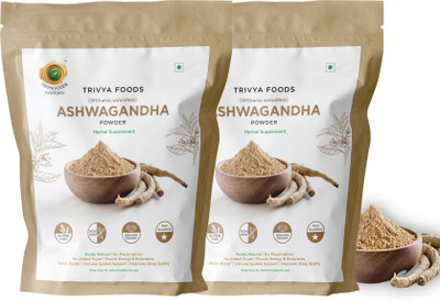 TRIVYA FOODS Ashwagandha Powder(2 x 100 g)