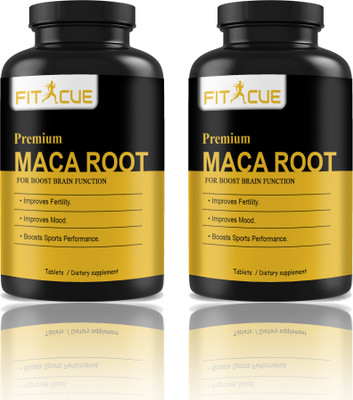 Fitcue Maca Root Tablets Enriched with Maca Root Extract (K256)(2 x 60 Tablets)