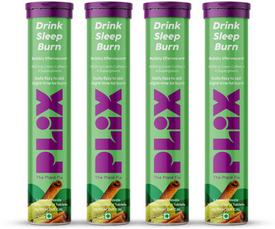 The Plant Fix Plix Drink Sleep Burn with Green Coffee(4 x 15 Tablets)