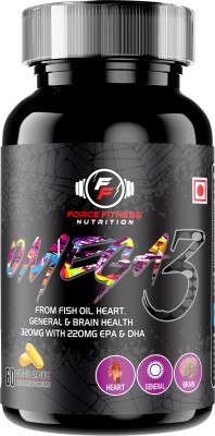 FORCE FITNESS NUTRITION Omega 3 Soft Gel Capsule(60 Capsules)