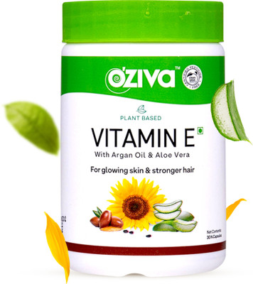 OZiva Plant Based Vitamin E, With Sunflower, Aloe Vera & Argan Oil, For Rs. 509 @ 36 %
