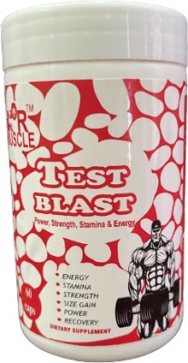 Mormuscle Test Blast, Testosterone Booster For Men, Strength, Stamina & Muscle Growth(60 Capsules)