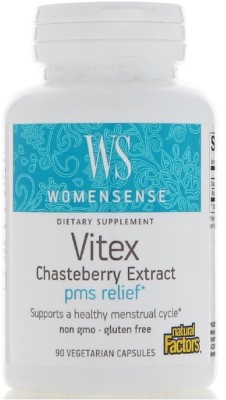 Natural Factors Vitex Chasteberry Extract, 90 Vegetarian Capsules(90 mg)