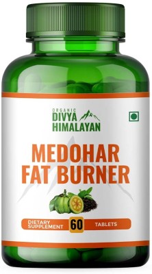 Divya Himalayan Medohar Fat Burner With Garcinia Cambogia| Green Tea Extract| L-Carnitine(60 Tablets)