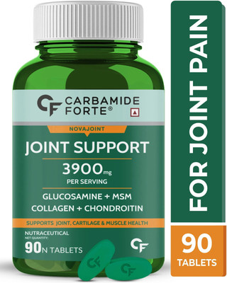 CARBAMIDE FORTE Joint Support Supplement with 3900mg Vitamins & Glucosamine Tablet(90 Tablets)