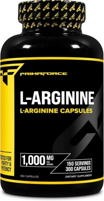 PRIMAFORCE L-Arginine (300 Capsules, 150 Servings / 1,000 mg L-Arginine Per Serving)(300 Capsules)