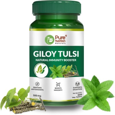 Pure Nutrition Tulsi + Giloy 60 Tablets(60 Tablets)