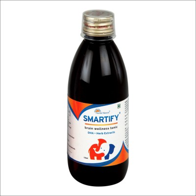 HERBA NEUVA Smartify Brain Wellness Syrup, Veg Omega -3 (DHA) - 150ml(150 ml)