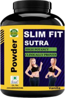 hindustan herbal Slim Fit Sutra, Body Weight Loss,Belly Fat burn, Pack of 1, Flavor Vanilla Whey Protein(100 g, Vanilla)