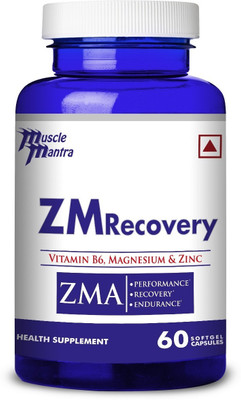 Muscle Mantra ZM Recovery (ZMA) 60 Softgels(60 Capsules)