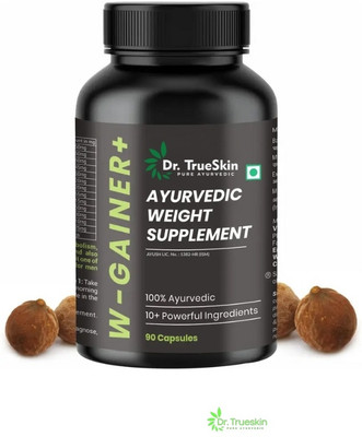 Dr. Trueskin W-Gainer+ Capsules Herbal Body Energy Tonic More(90 Capsules)