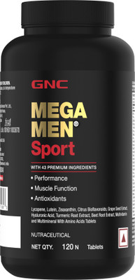 GNC Mega Men Sport Multivitamin for Men(120 Tablets)