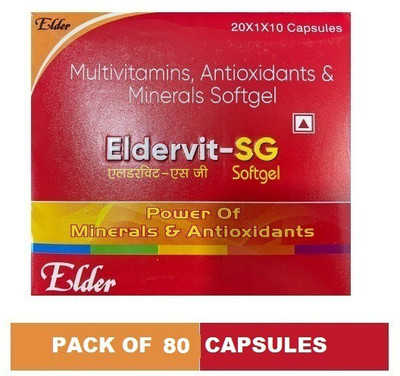 ELDERVIT SG MULTIVITAMIN AND MULTIMINERAL CAPSULE (8*10CAPS)(8 x 10 Capsules)