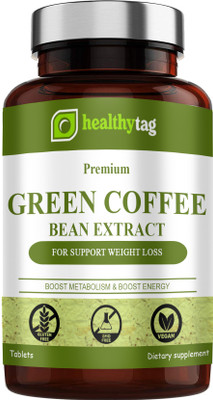 Healthy Tag Green Coffee Bean Extract Weight Loss Tablets (G62)(30 Tablets)