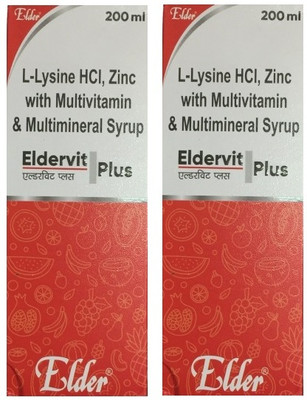 ELDERVIT PLUS MULTIVITAMIN AND MULTIMINERAL SYRUP (2*200ML)(2 x 200 ml)