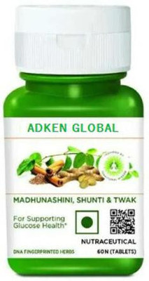 ADKEN GLOBAL Madhunashini, Shunti & Twak(60 Tablets)