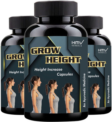 HMV Herbals Grow Height- Height Growth(3 x 30 Capsules)