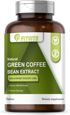 Fitvito Green Coffee Bean Extract Weight Loss Tablets (S62)(30 Tablets)