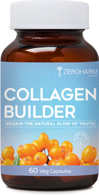 ZEROHARM Collagen Pre & Builder For Gut & Skin Health(60 Capsules)