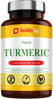 Healthy Tag TURMERIC Tablets, CURCUMIN, CURCUMIN Tablets (S130)(60 Tablets)