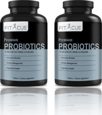 Fitcue Probiotic Supplement 30 Billion Cfu Tablets (K262)(2 x 60 Tablets)