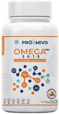 prozmivo Omega Ultra 3-6-7-9 Extracts of Flaxseed Capsules(60 Capsules)